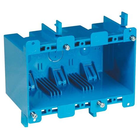 three gang junction box|3 gang shallow outlet box.